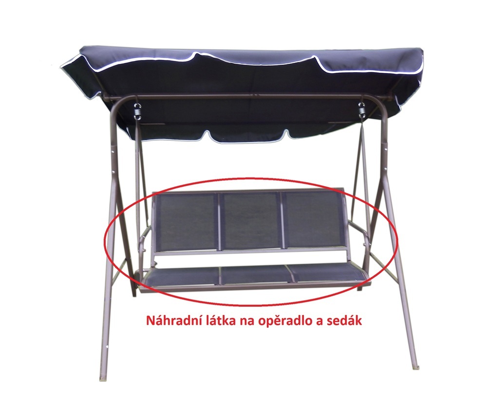 Rojaplast Látka na sedák Comfort čierny