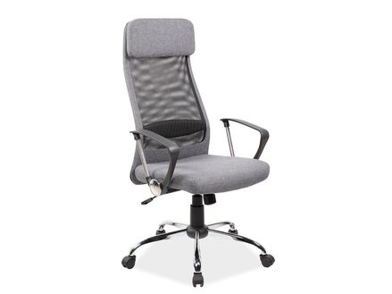 Kancelárska stolička Q-345 šedá