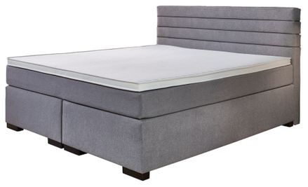 Kontinentálna posteľ BOXSPRING KOKOMO BX1750 180x200 cm - šedá