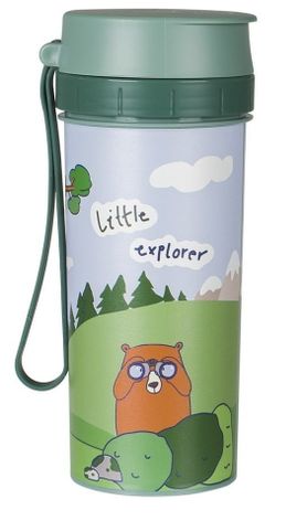 Detská fľaša 0,4 l KIDS EXPLORER - zelená