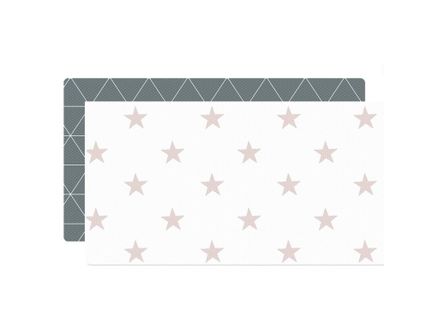 Podložka Lalalu Premium 75x44cm Grey Star 0m+