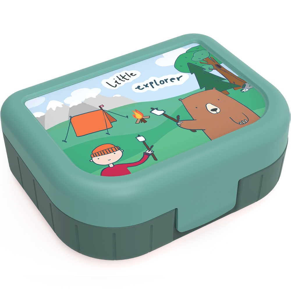 ROTHO Olovrantový box 1L KIDS EXPLORER - zelený